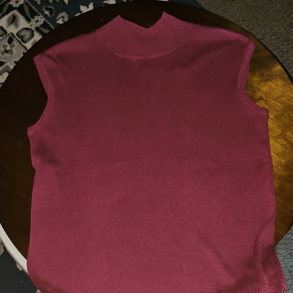 Link Burgandy Knit Top